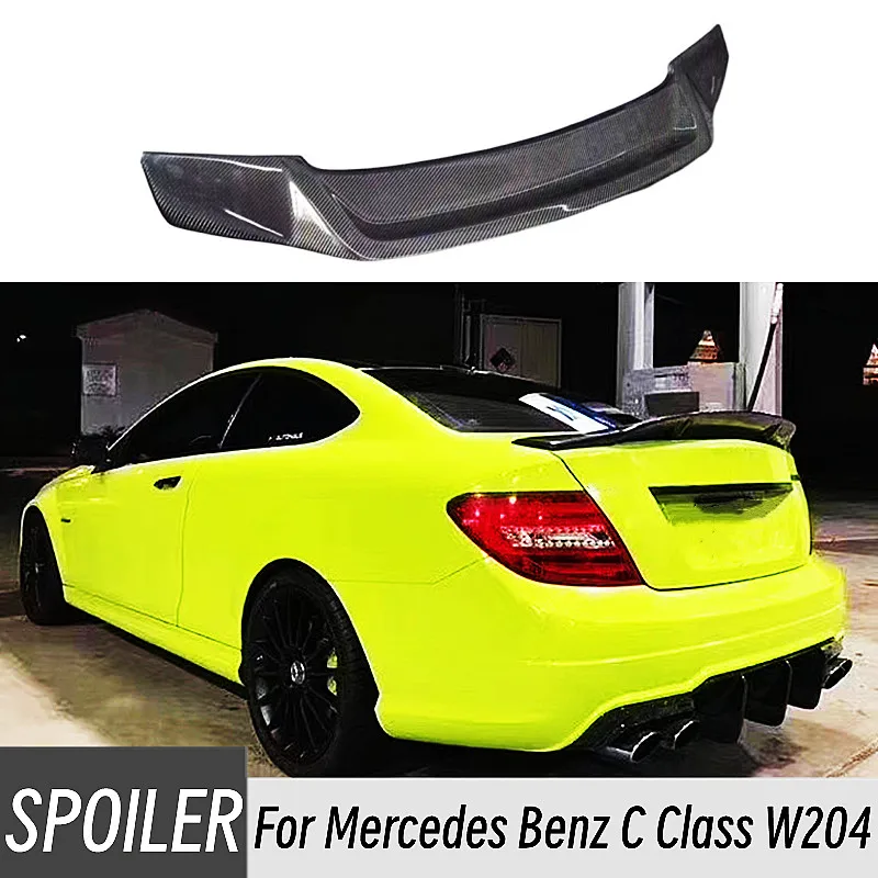 Alerón trasero carbono cola de pato para Mercedes W204 2008-2014