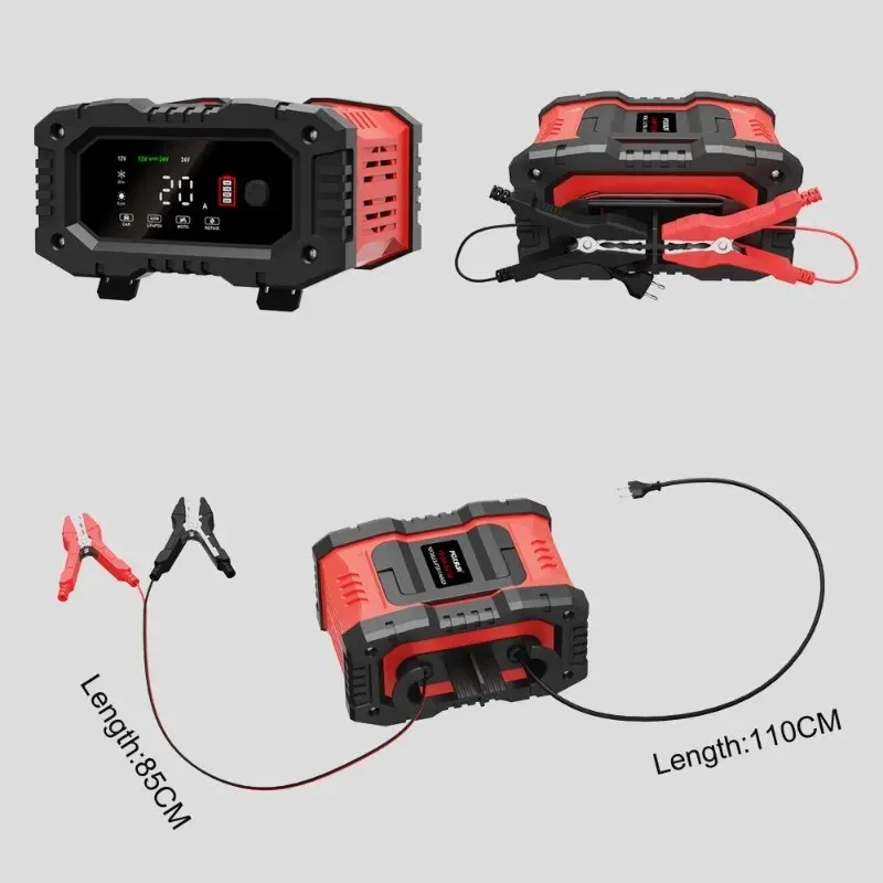 Cargador inteligente 12/24 V para coche y moto, AGM, GEL y LiFePO4 - imagen 4