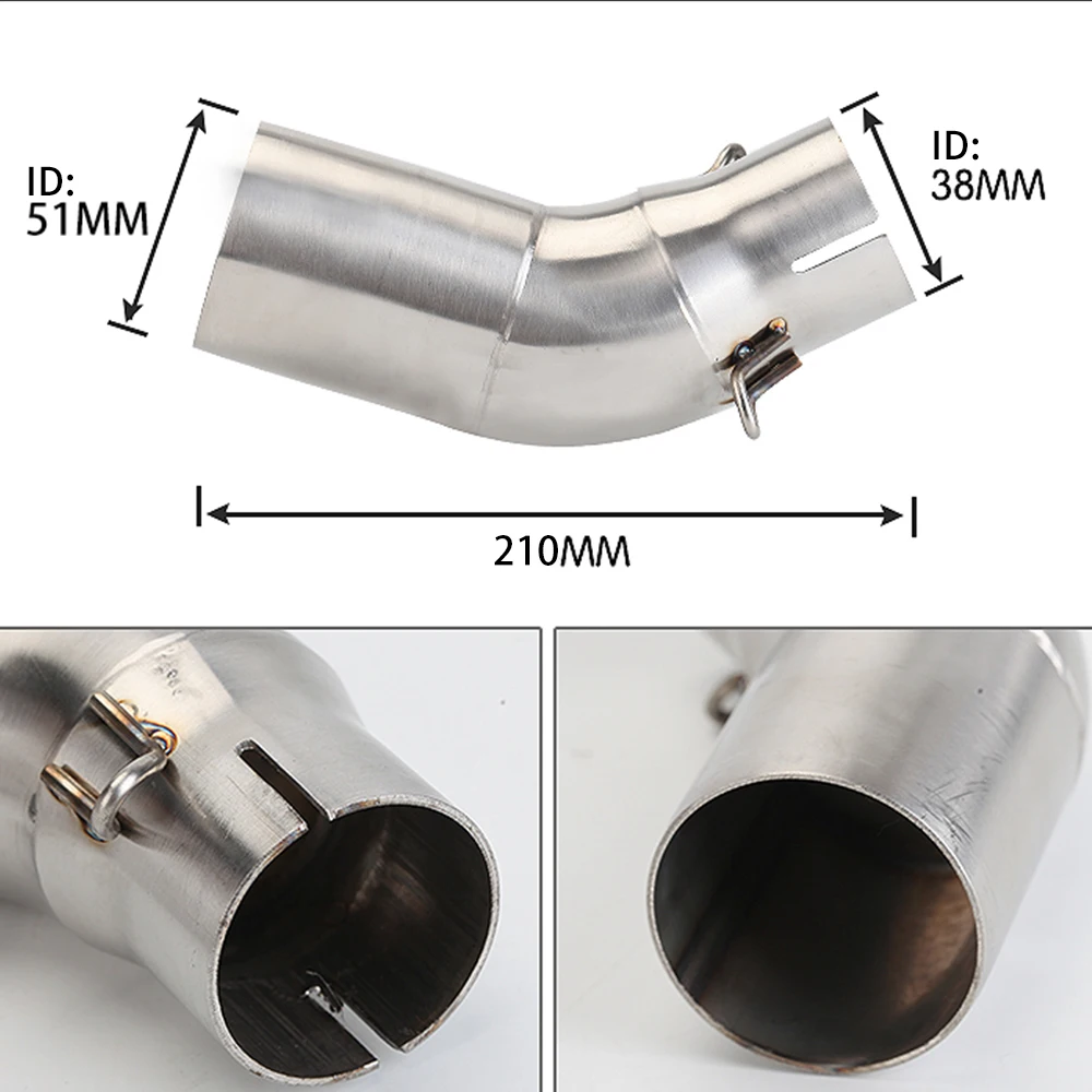 Tubo intermedio de escape inoxidable para BMW C600/C650 Sport y GT - imagen 2