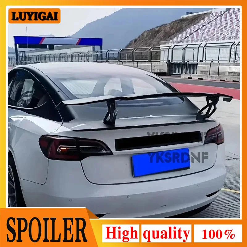 2015-2021 para Tesla Model 3 S X Spoiler modelo S alerón trasero del maletero Material de fibra de carbono Real modelo accesorios para automóviles