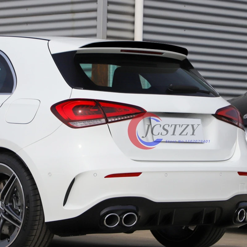 Alerón labio de carbono negro para Mercedes Clase A W177 2018+ - imagen 5
