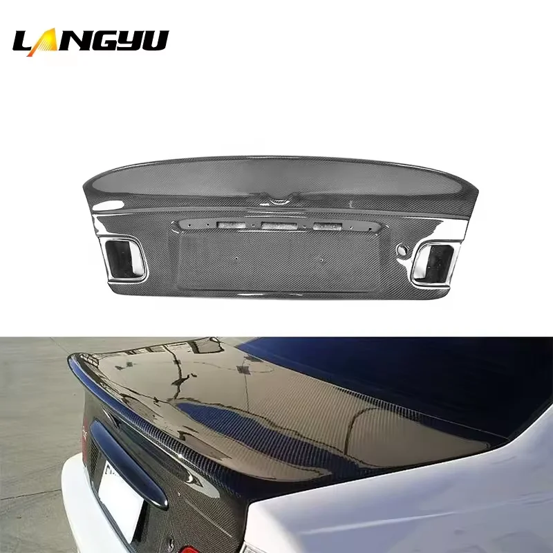 Tapa maletero fibra carbono BMW E46 Serie 3 - imagen 2