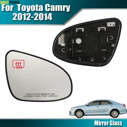 1X espejo retrovisor gran angular del lado derecho del pasajero lente blanca calentada impermeable gran visión para Toyota Camry 2012 - 2014
