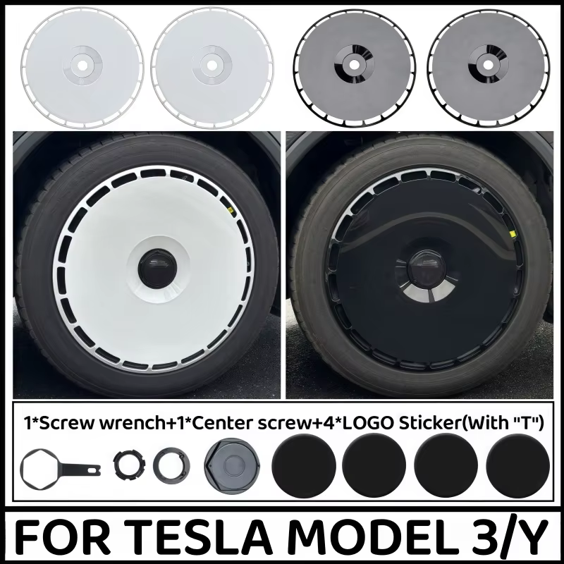 Tapacubos para llantas Tesla Model 3/Y 18-19 pulgadas 2018-2024