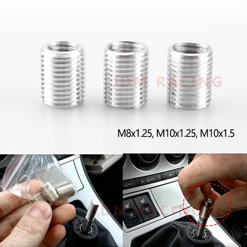 Adaptador leva cambio aluminio M8-M10-M12 universal