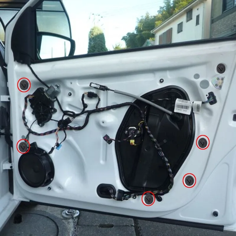 Tornillos para capó debajo del chasis, Clip para el cuerpo, protector contra salpicaduras, tornillos de fijación, tornillos embellecedores de escudo, sujetadores de Clip para Audi para VW Passat B5 - imagen 4