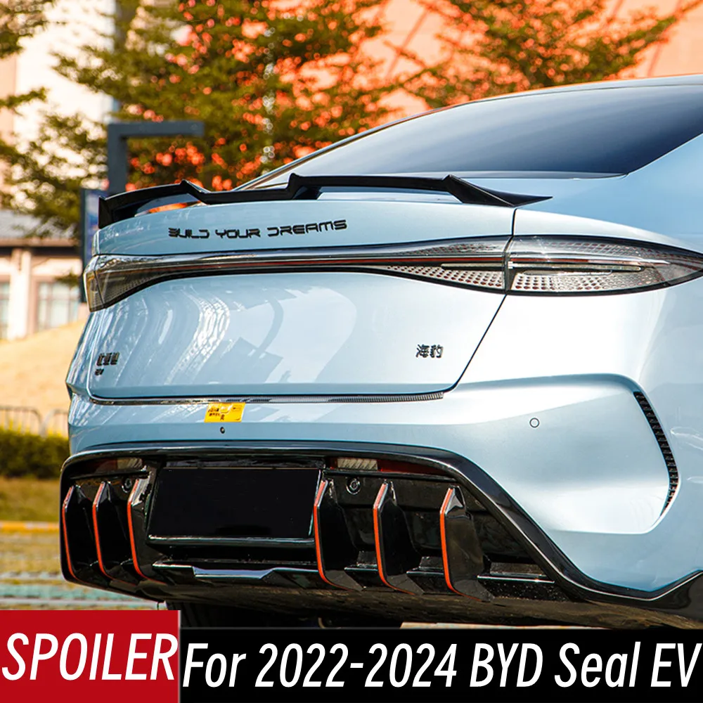 Alerón trasero tipo cola de pato de carbono para BYD Seal EV 2022-2024