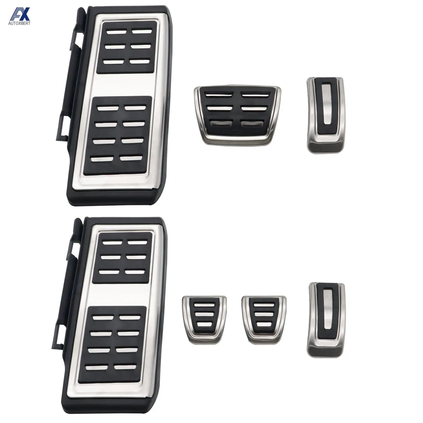 Kit pedales freno GAS acero inoxidable – VW Golf 7
