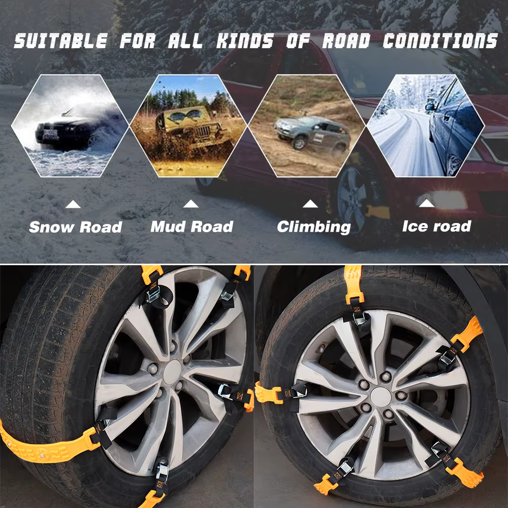 Cadenas de nieve antideslizantes de emergencia para coche - imagen 3