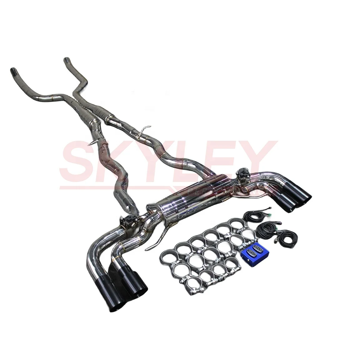 Escape Catback acero inoxidable BMW M8 F91/F92/F93 4.4T 2017-2023 - imagen 2