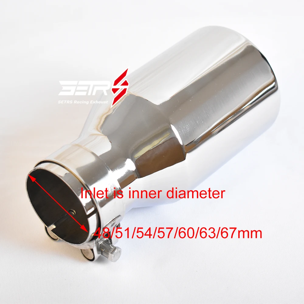 Silenciador de brida rizada inox 304 universal para coche - Toyota - imagen 5