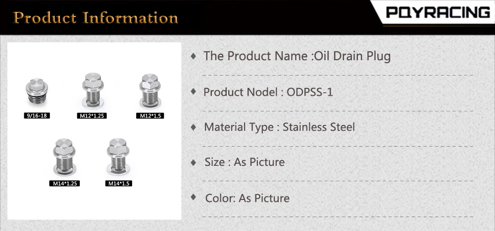 Tapón magnético de drenaje de aceite