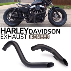 Escape deportivo custom para Harley Softail Sportster 883 y 1200