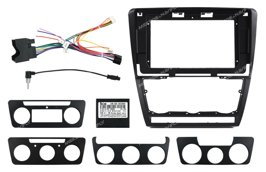 Arnés y conectores del kit