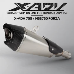 Escape slip-on para Honda X-ADV 750 2018-2024 silenciador de carbono