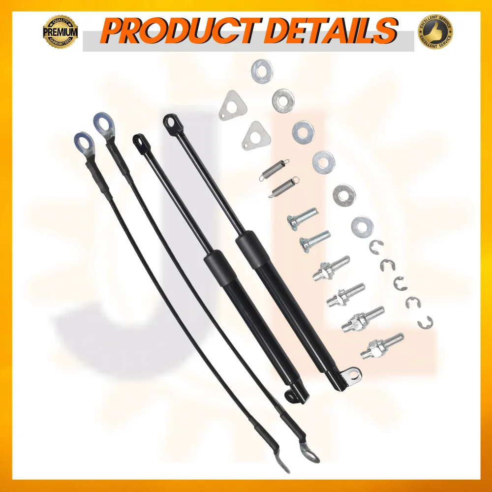 Kit amortiguadores de portón trasero gas lift Holden Colorado II RG 2011-2022 - imagen 3