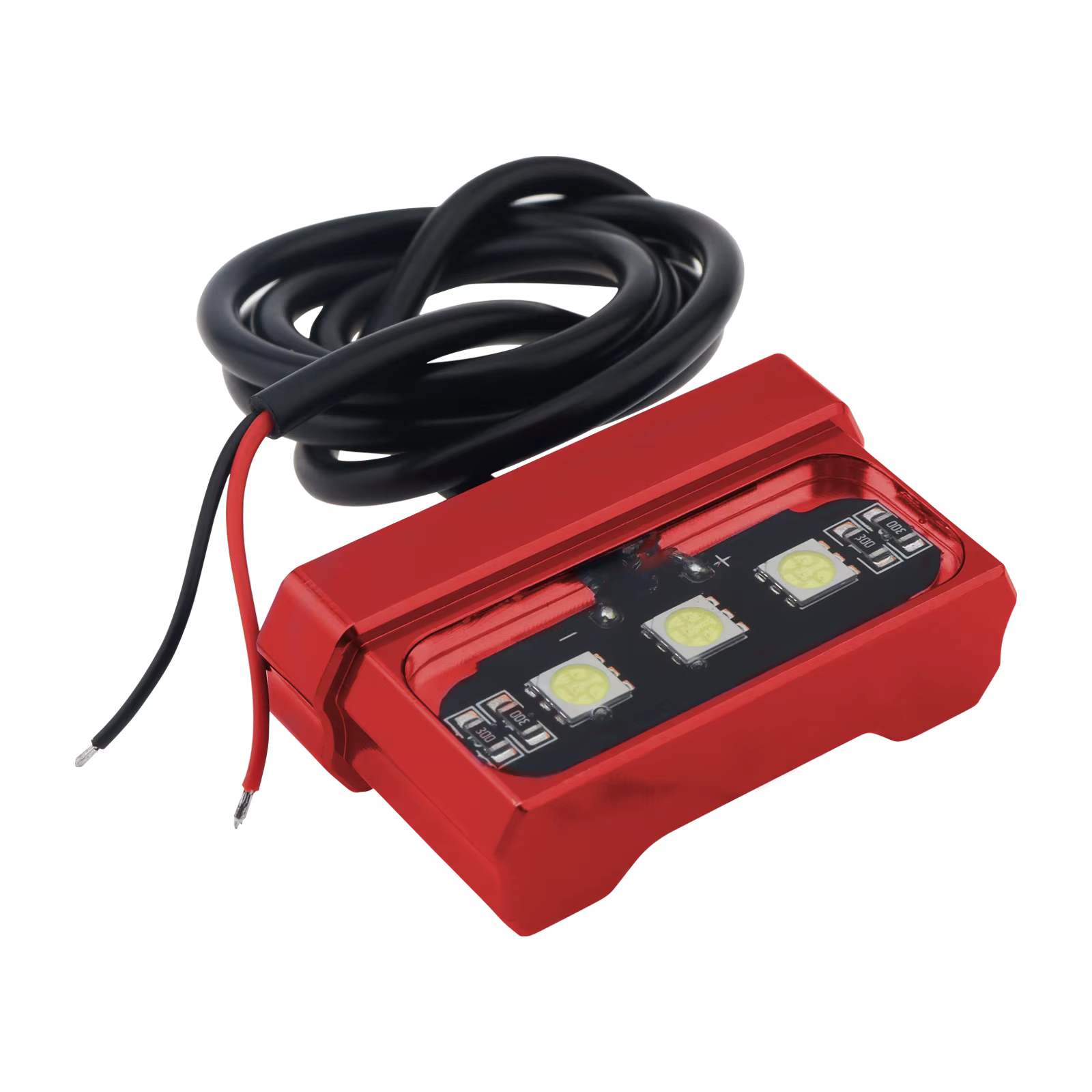Luz LED de matrícula para moto con carcasa de aluminio CNC - imagen 5