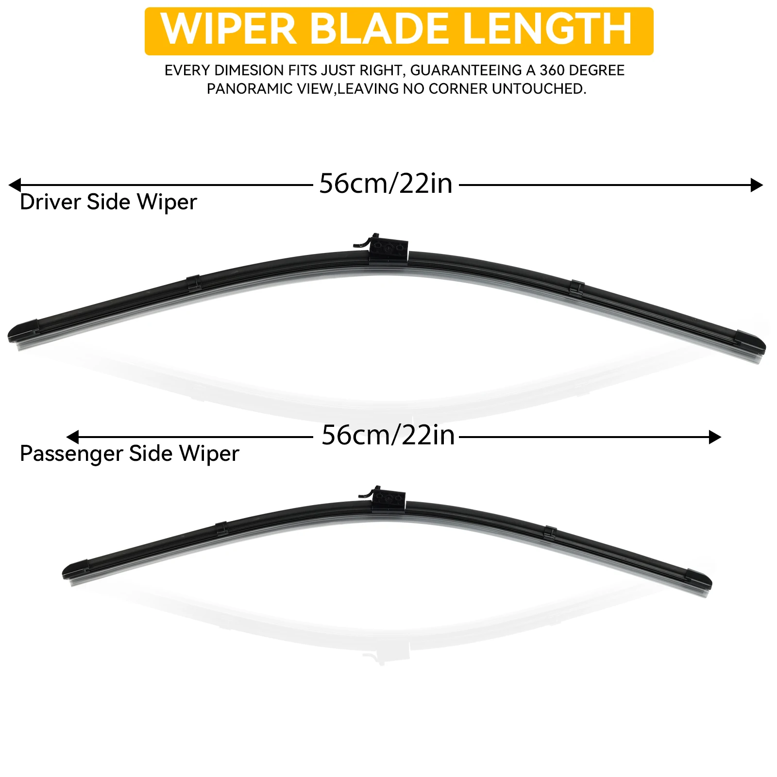 2 uds para Mercedes Benz GLC clase X253 C253 2015-2023 limpiaparabrisas delantero 2016 2020 2021 accesorios de ventana de parabrisas - imagen 2