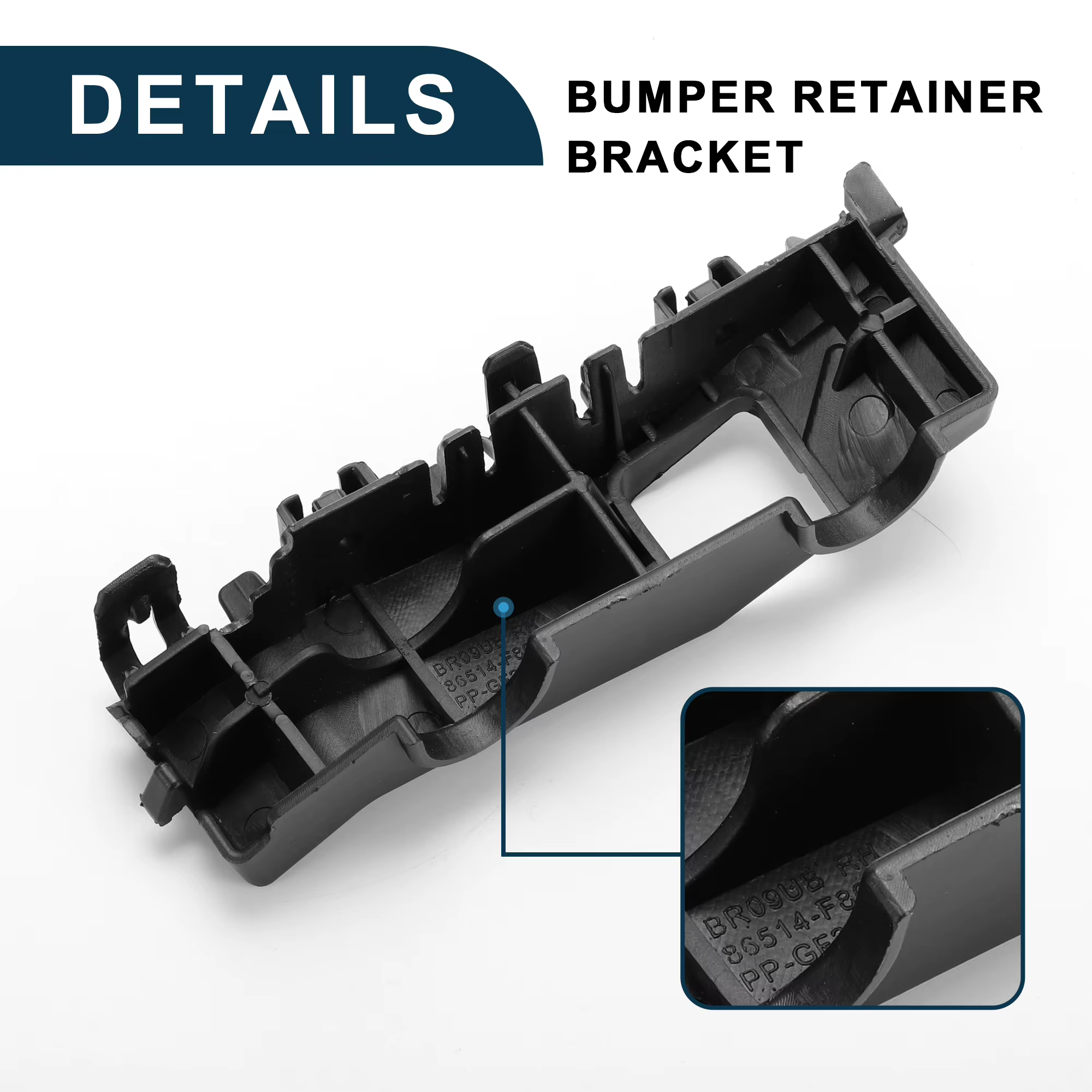 UXCELL Soporte Parachoques 86514D3000 – Hyundai Tucson 2016-2021 - imagen 4