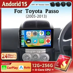 Autoradio Android CarPlay Snapdragon para Toyota Passo y Daihatsu Boon