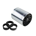 SilverFanBlackRubber