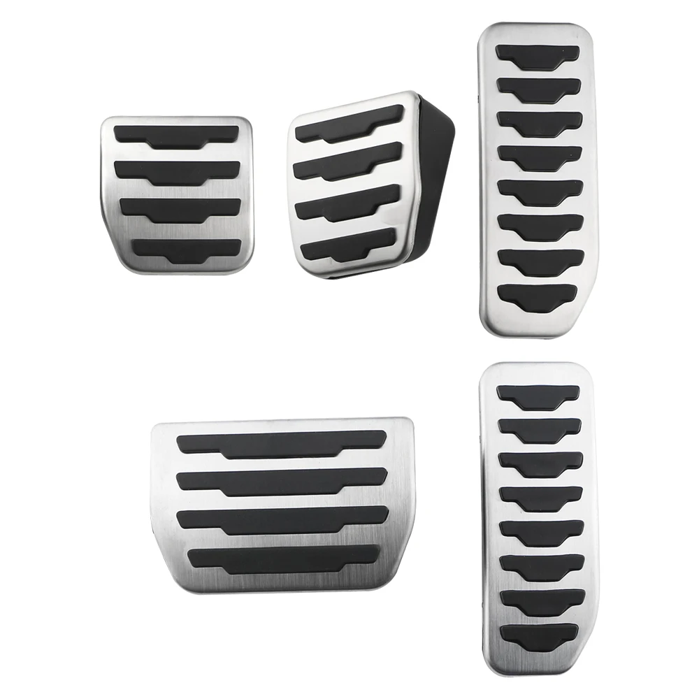 Cubiertas de Pedal de embrague de freno de combustible de coche de acero inoxidable para Land Rover Freelander 2 2007-2014 accesorios interiores