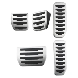 Cubiertas de pedales de acero inoxidable para Land Rover Freelander 2