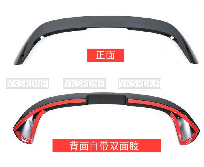 Alerón trasero ABS negro efecto carbono para BMW X1 F48 F49 2016-2023 - imagen 4