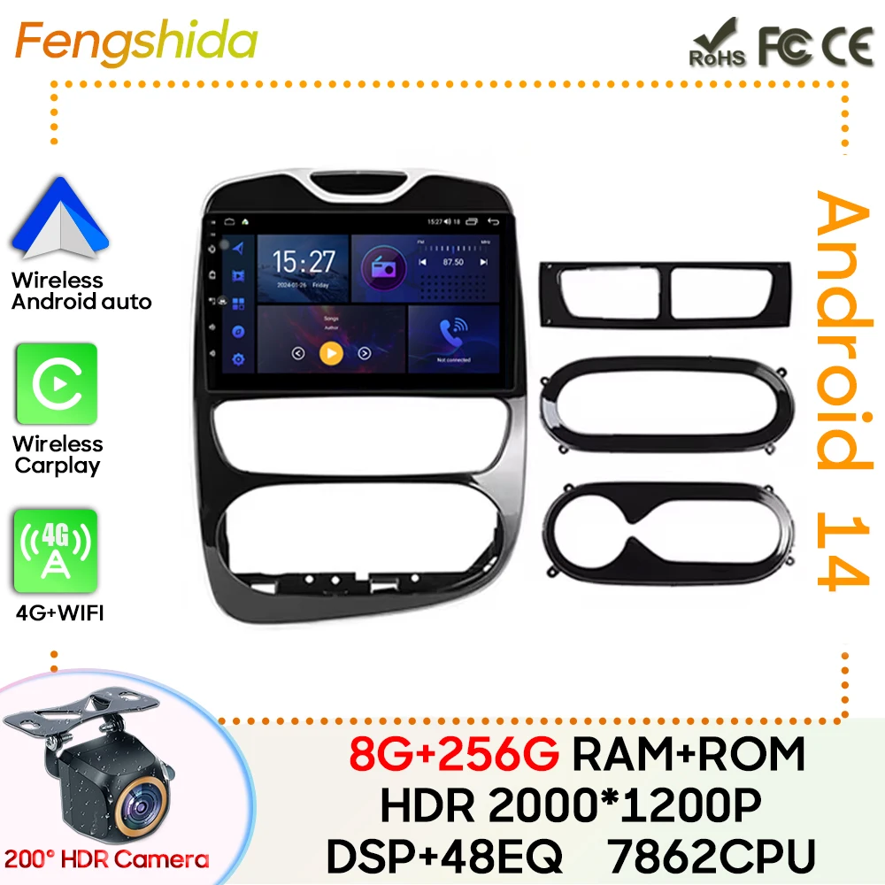 Radio coche CarPlay Renault Clio IV 2012-2019 con GPS - imagen 3