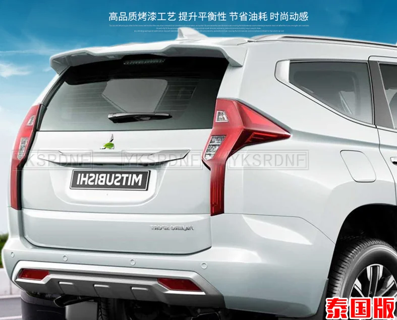 Alerón trasero para Mitsubishi Pajero Sport 2016-2020, ABS blanco - imagen 2