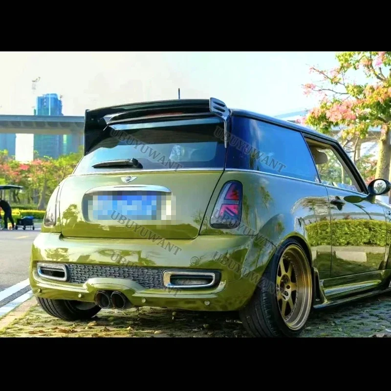 Fibra de carbono para BMW Mini Cooper R50 R53 R56 Ver.2.11/2.12 tipo B JCW alerón trasero para maletero alerón trasero 06-13 - imagen 5