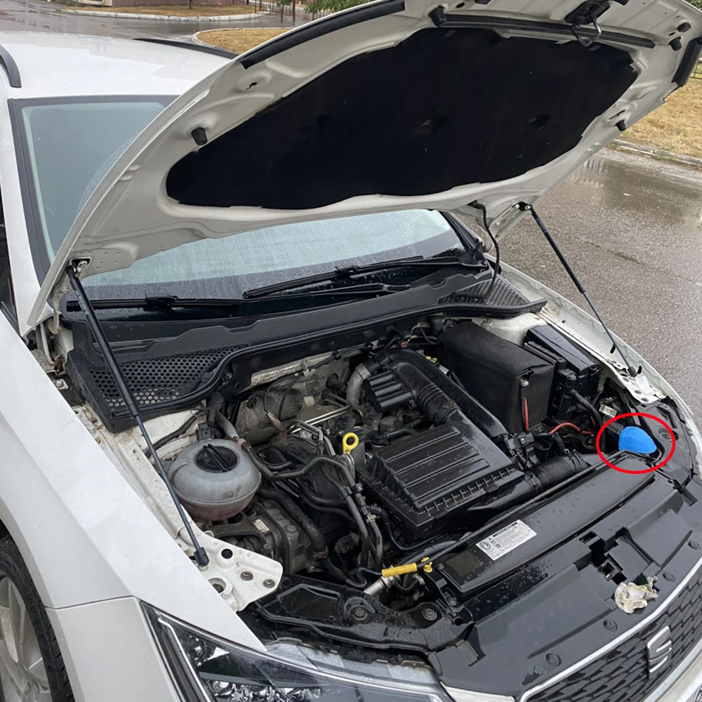 Depósito lavaparabrisas SEAT Ibiza 6K 6L 6J con tapa y embudo - imagen 3