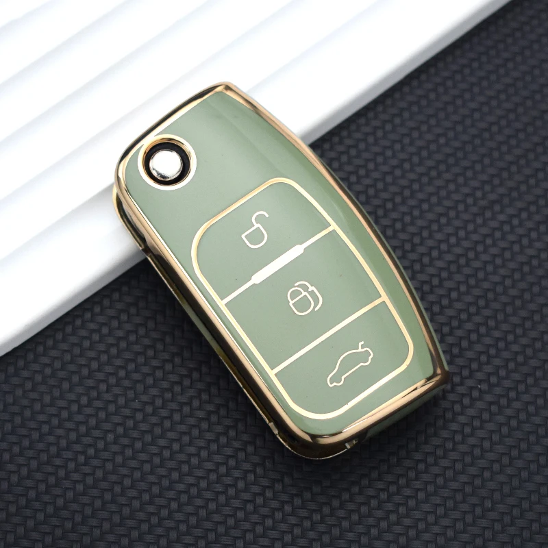 Funda llave coche TPU para Ford Fiesta Focus Kuga Mondeo - imagen 4