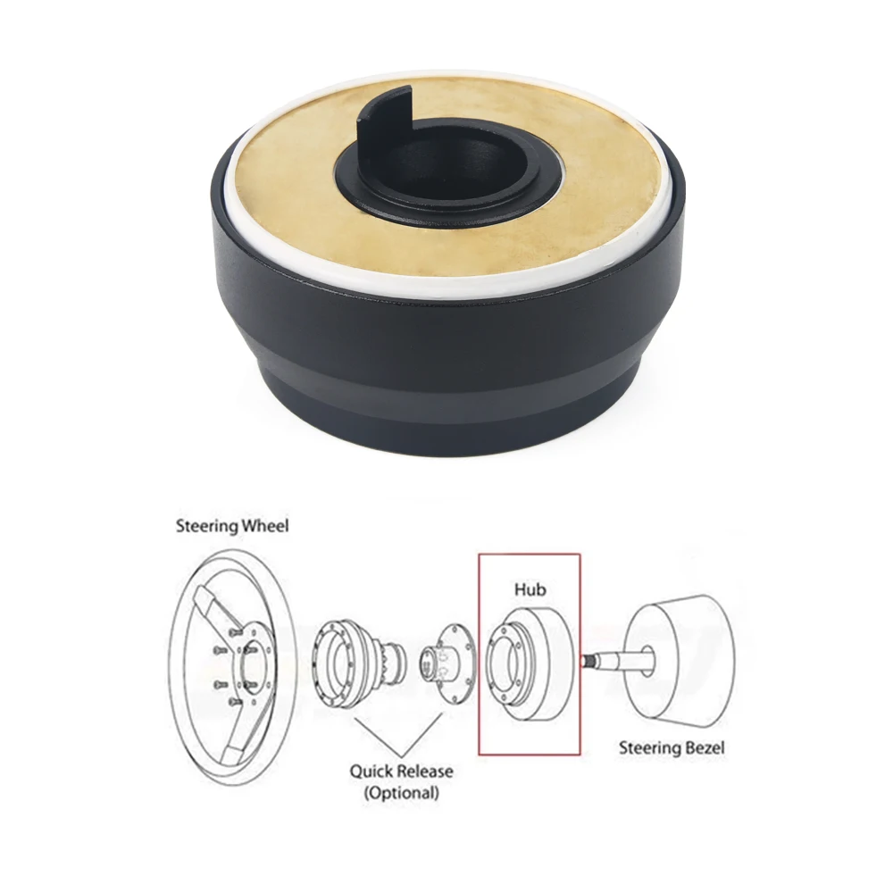 Adaptador de cubo corto volante VW Golf/Jetta Seat Ibiza Corrado - imagen 3