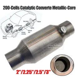 Convertidor catalítico Euro1 de celdas alto rendimiento universal
