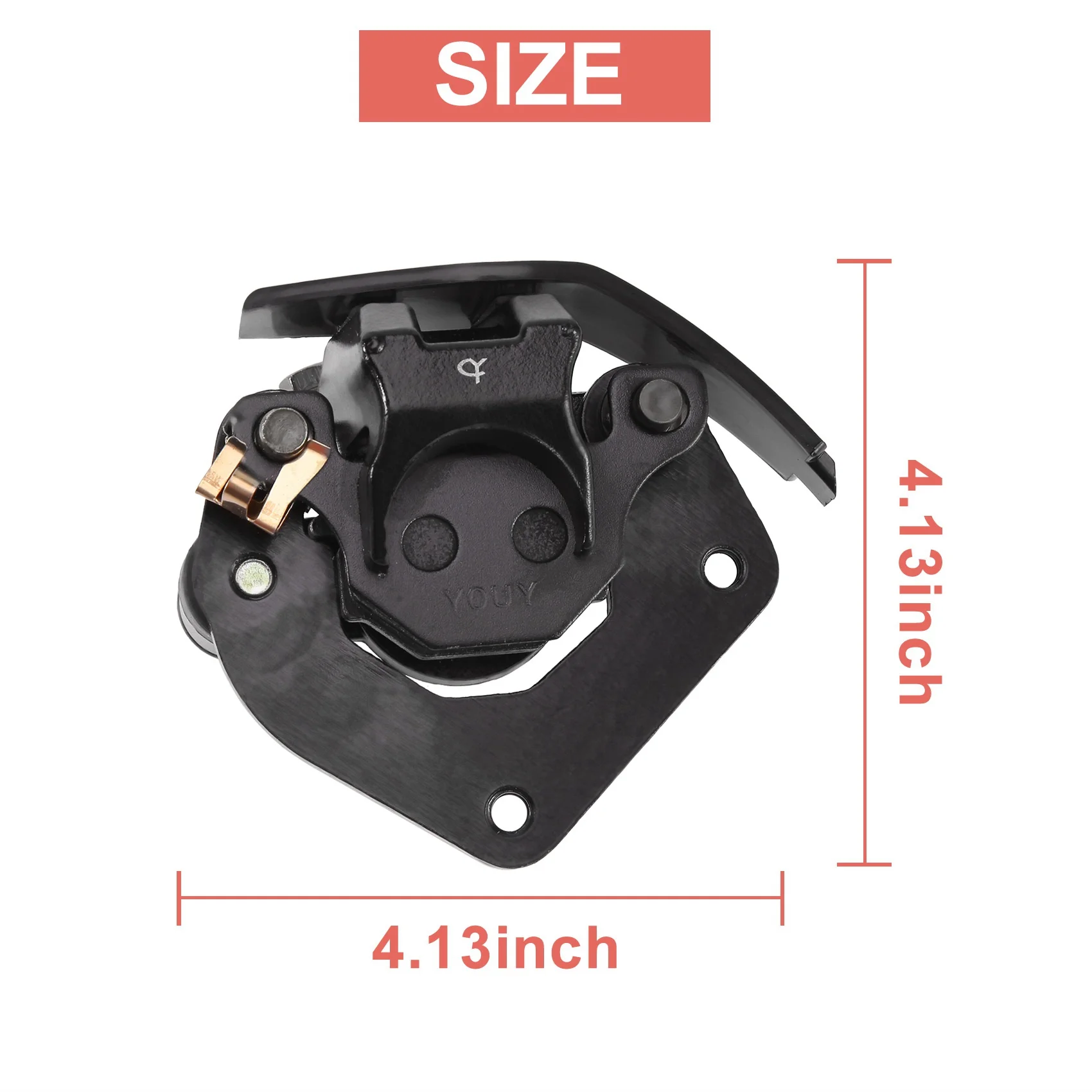 Pastilla de freno pinza delantera AB56 – Suzuki GN125 GS125 - imagen 2