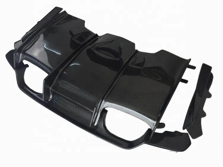 Difusor trasero fibra carbono PSM – BMW M3 M4 F80 F82 2015-2020 - imagen 2