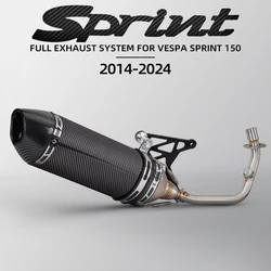 Escape Deportivo R77 con Silenciador para Vespa Sprint y Primavera 3V