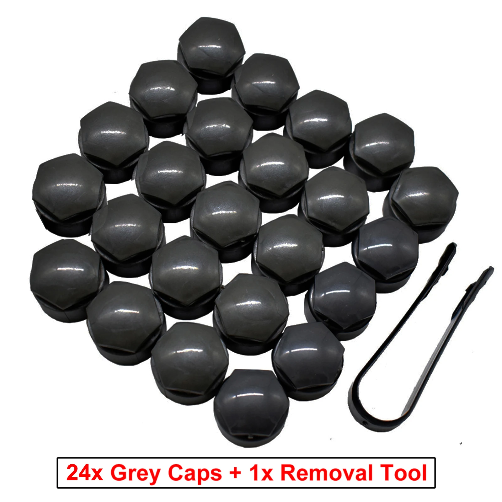 Tapones negros para tuercas de rueda – Audi A4, A6, Q3 y Q5 - imagen 2