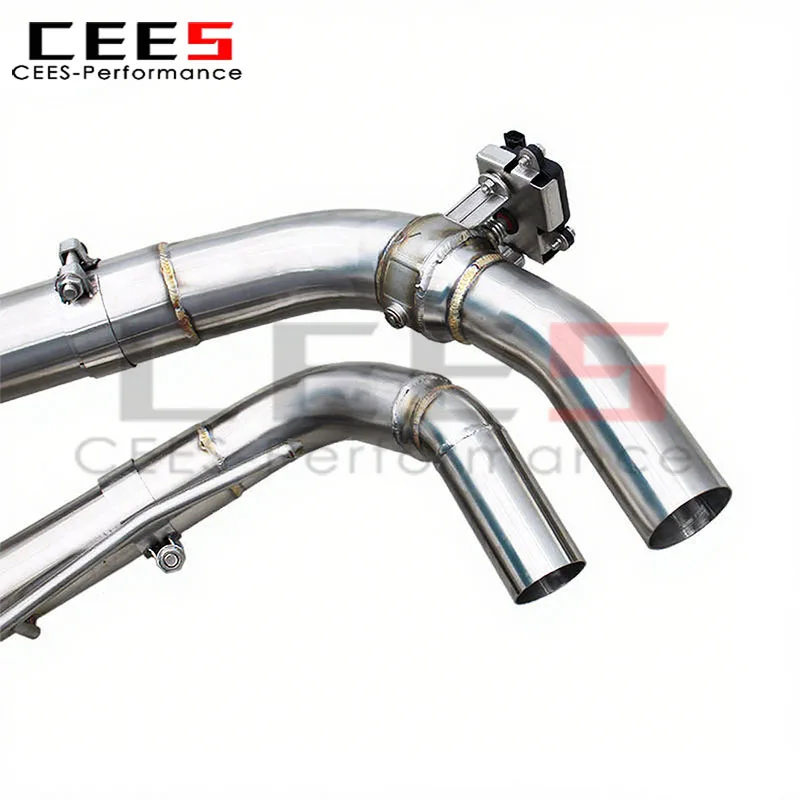 Escape catback CEES Valvetronic de acero inoxidable para Mercedes GLS 580 - imagen 4