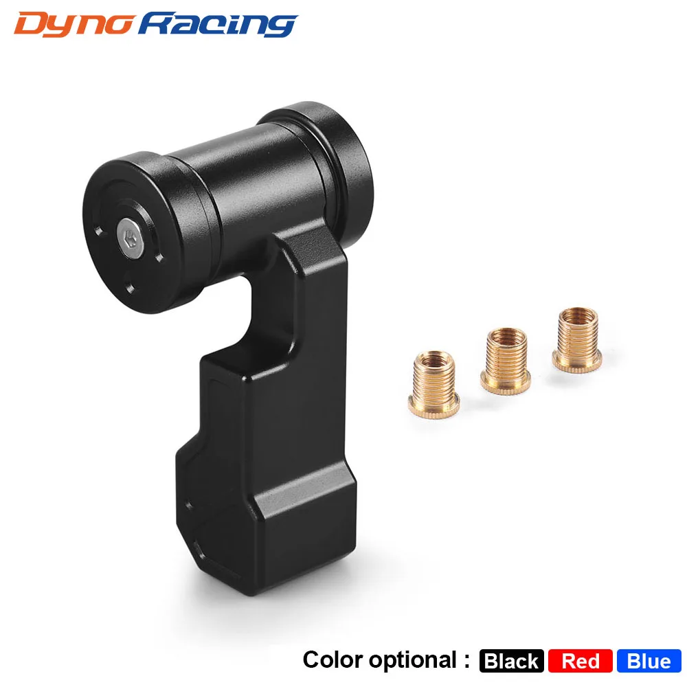 Pomo de cambio de aluminio estilo avión para coche, 119 mm