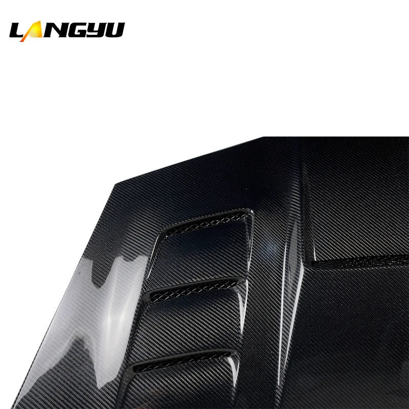 Capó fibra de carbono estilo LY para Honda Fit 2009-2013 delantero - imagen 5