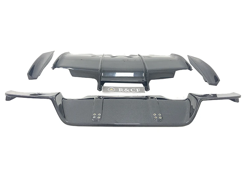 Difusor trasero de fibra de carbono estilo PSM para BMW M6 F06/F12/F13 - imagen 4
