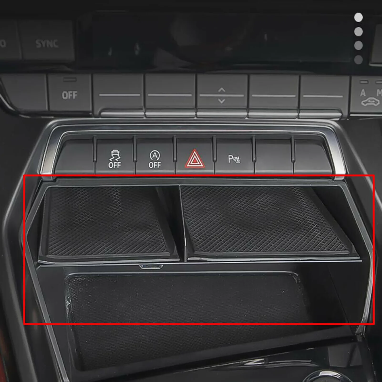 Caja organizadora para consola central Audi A3 8Y Sportback - imagen 3