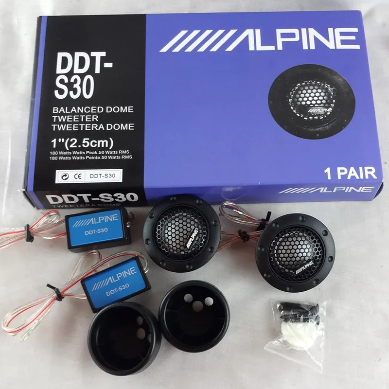 Tweeters DDT-S30 de 1,5 pulgadas para coche
