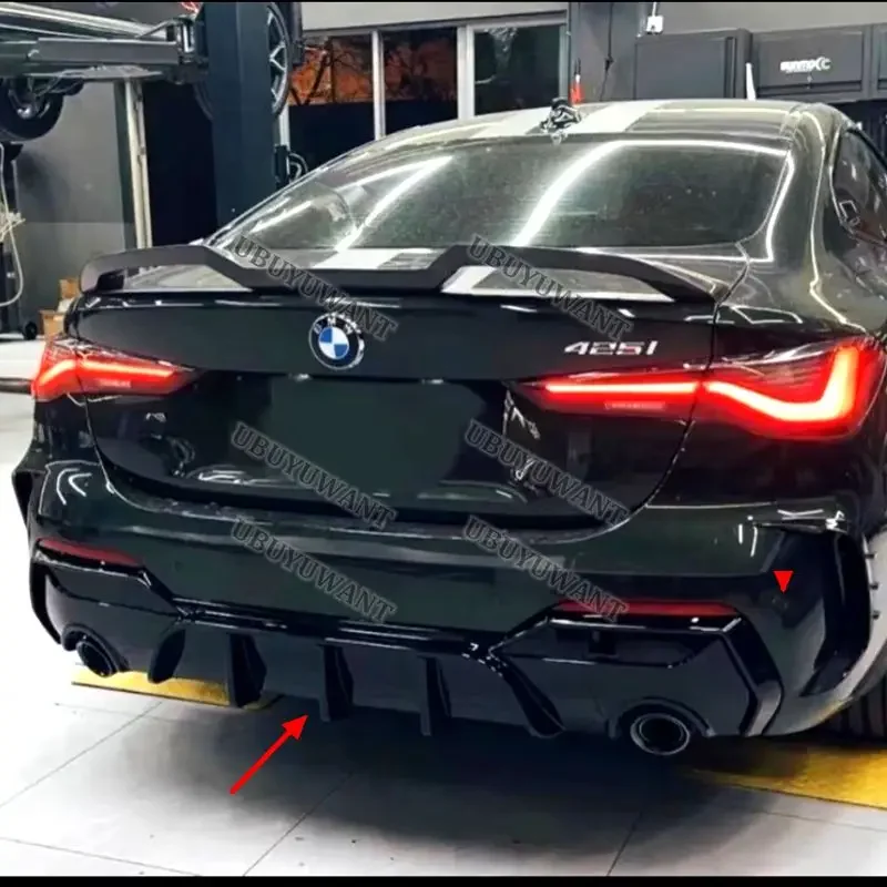 Alerón fibra carbono + difusor trasero BMW Serie 4 G22 G23 - imagen 2