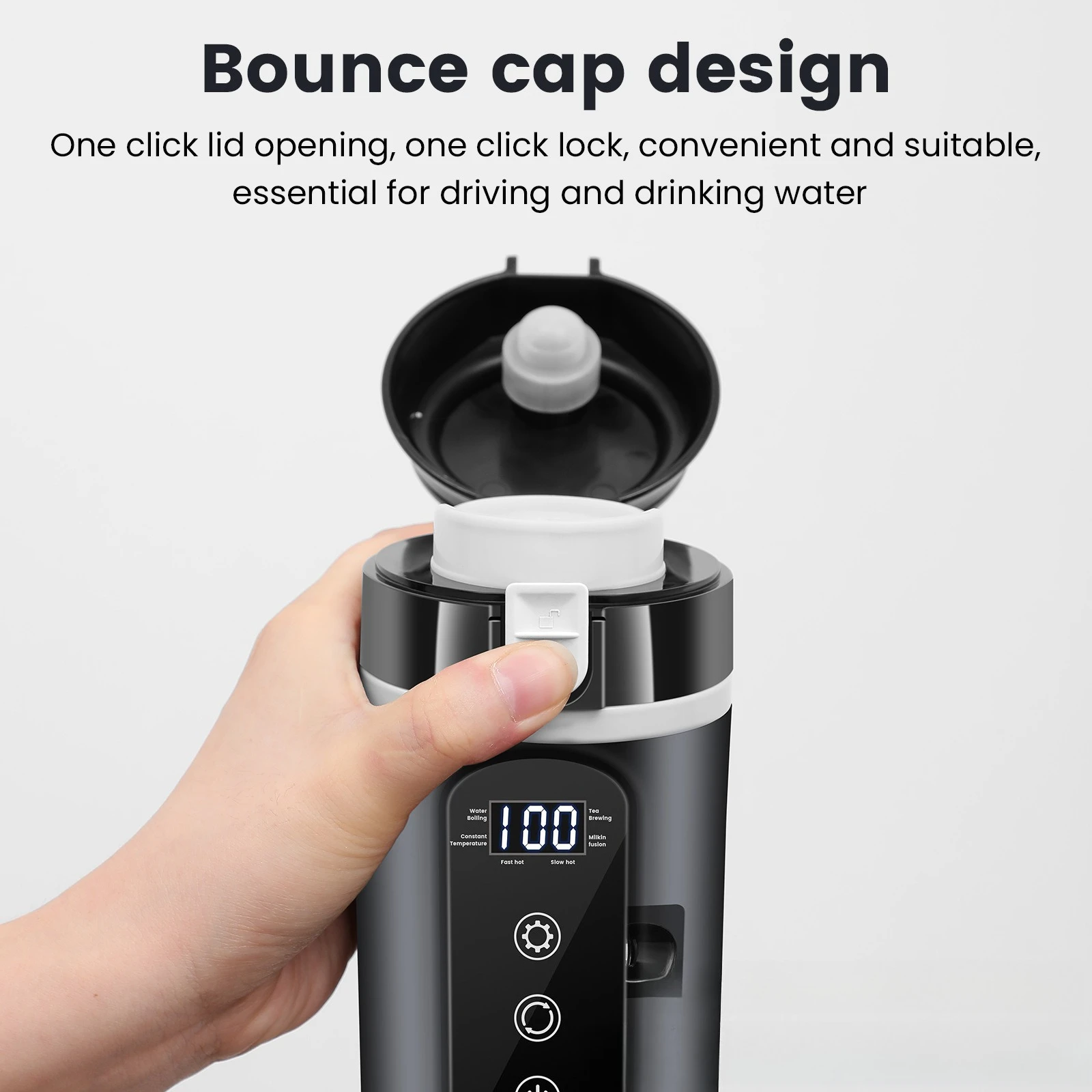 Taza calefactora universal para coche fabricada en acero inoxidable - imagen 3