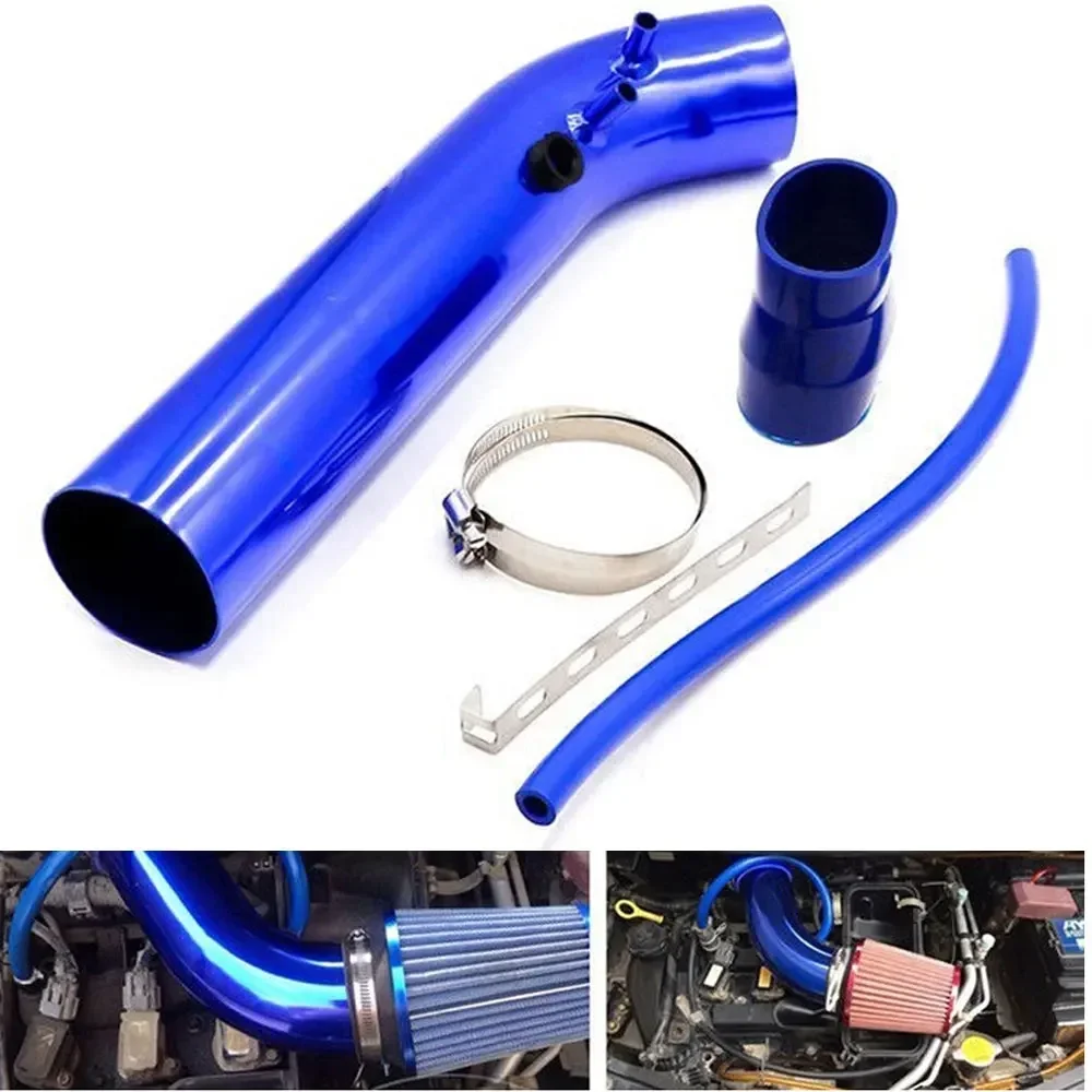 Tubo admisión aire frío aluminio 76mm kit racing universal - imagen 4
