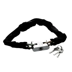 Candado antirrobo de cadena con llave para bicicleta y moto