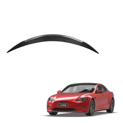 Langyu Alerón trasero fibra de carbono estilo R – Tesla Model S